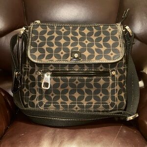 Fossil Signature Fabric Crossbody Bag